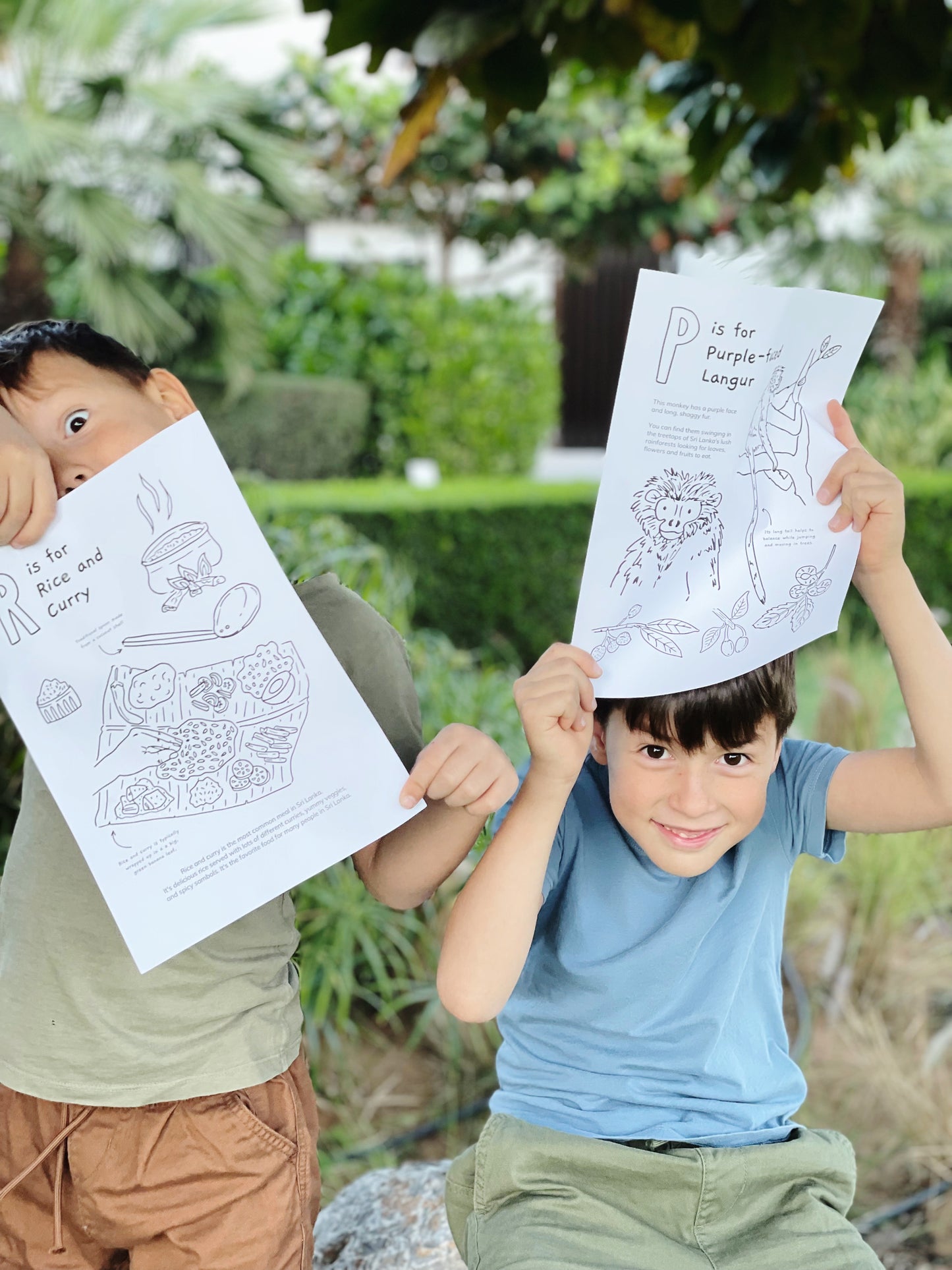 Sri Lanka Colouring Pages - PRINTABLE