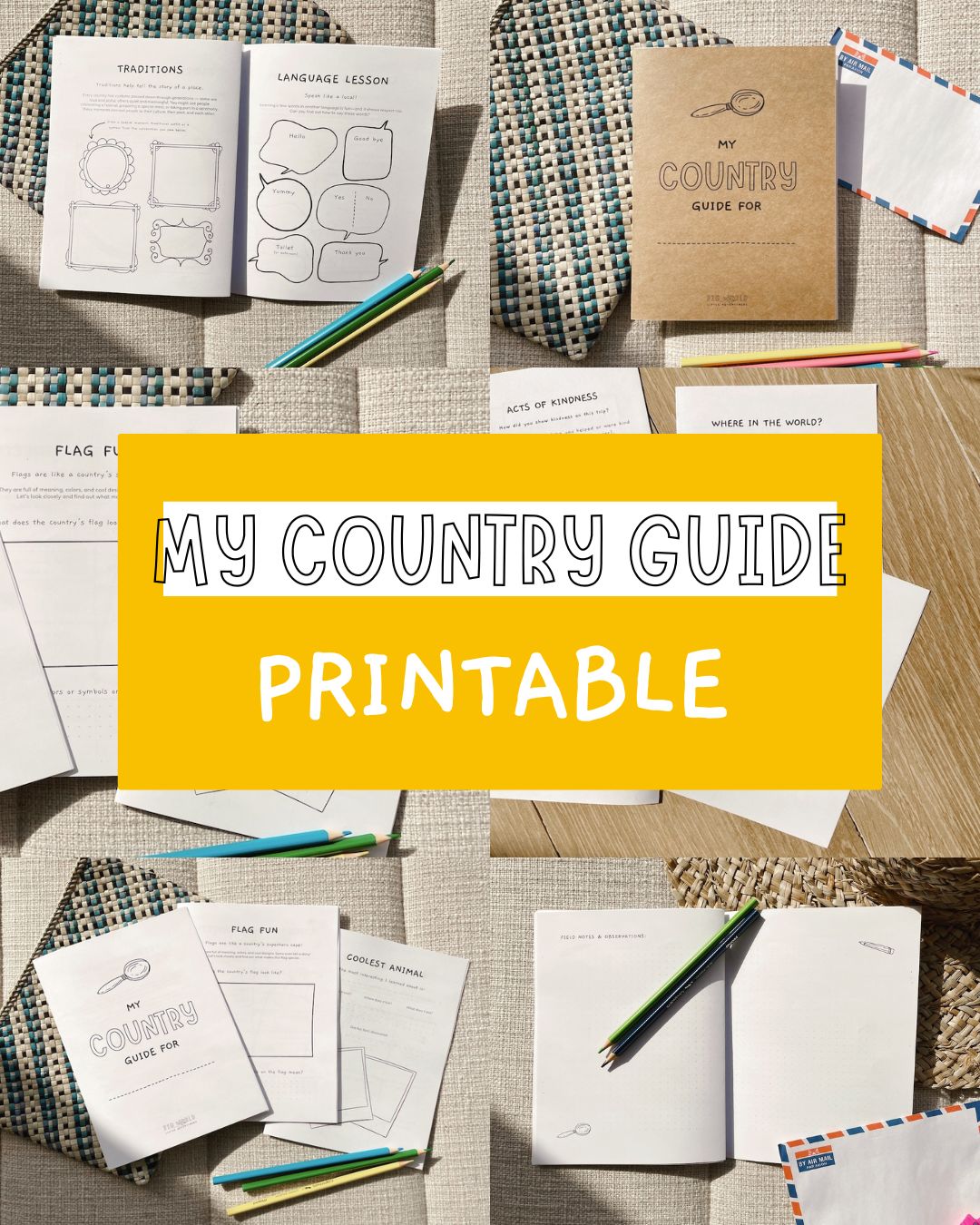 BWLA - My Country Guide To… Journal  - PRINTABLE