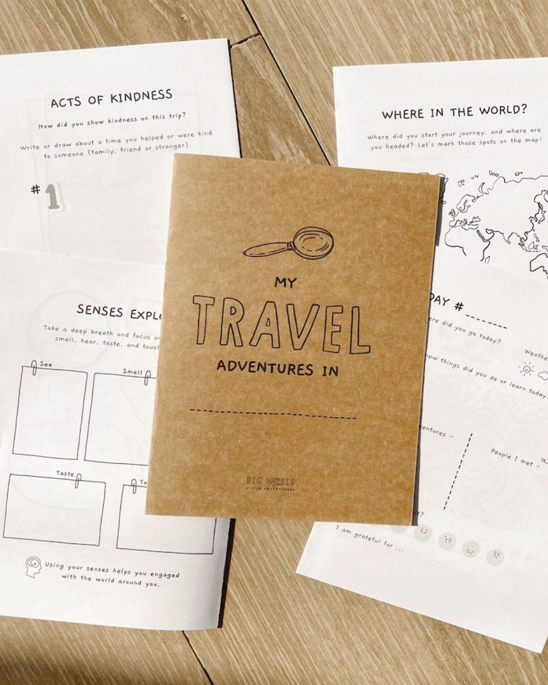 Big World Travel Journal: Discovery Edition - PRINTABLE