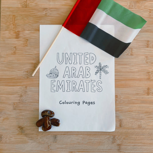 United Arab Emirates Colouring Pages  - PRINTABLE