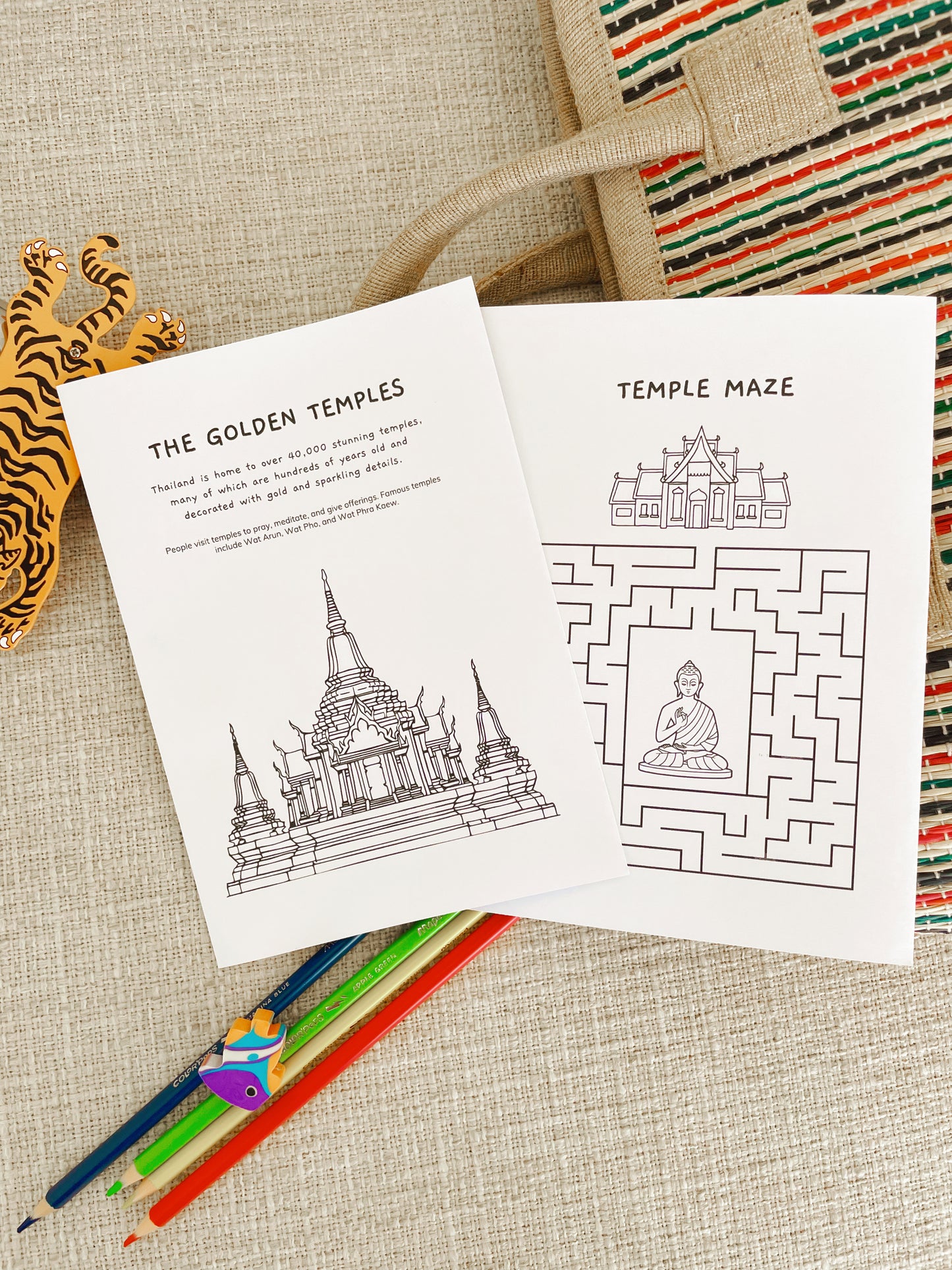 Thailand Country Discovery Pack  - PRINTABLE
