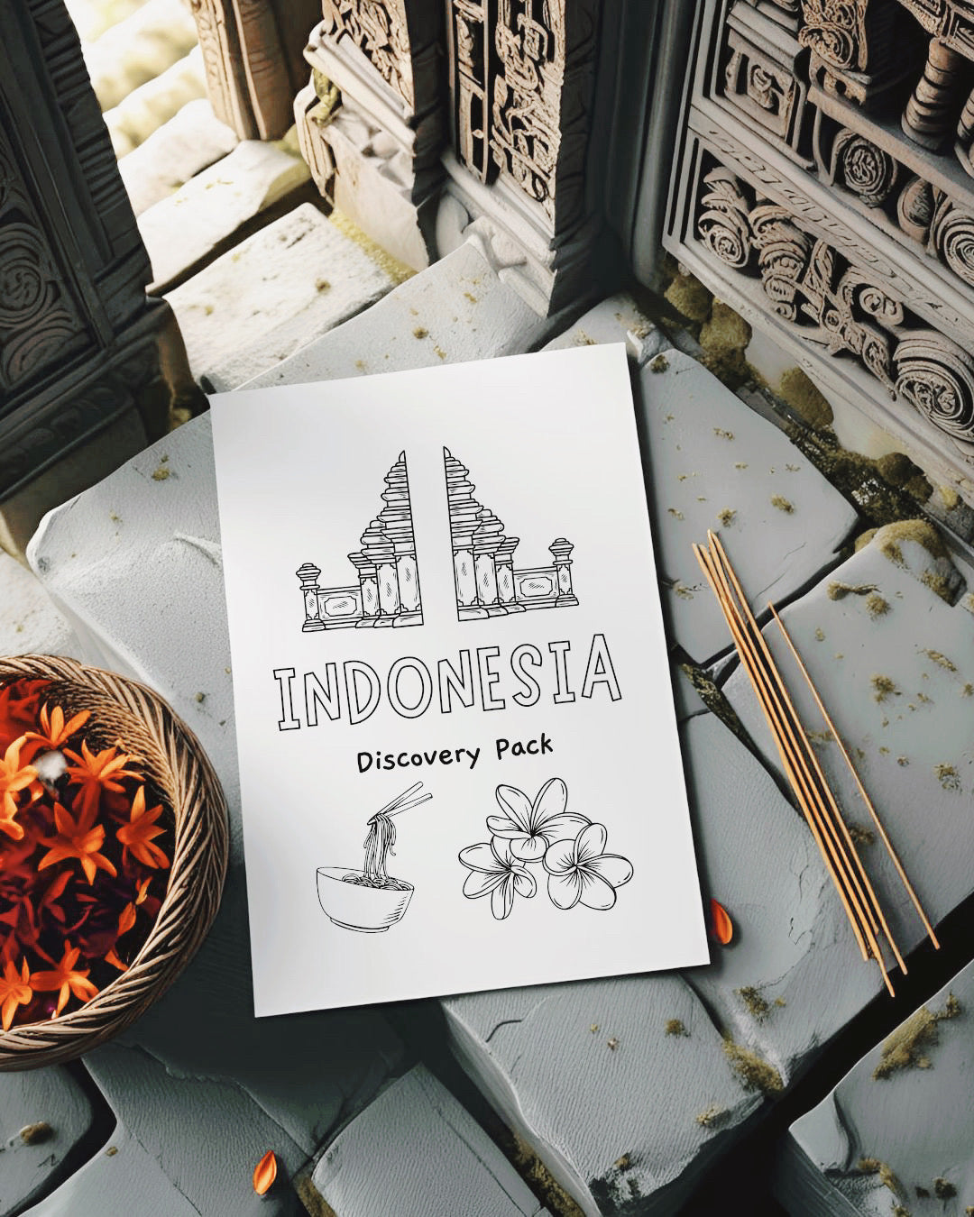 Indonesia Country Discovery Pack  - PRINTABLE