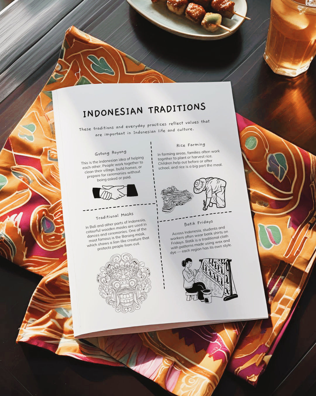 Indonesia Country Discovery Pack  - PRINTABLE