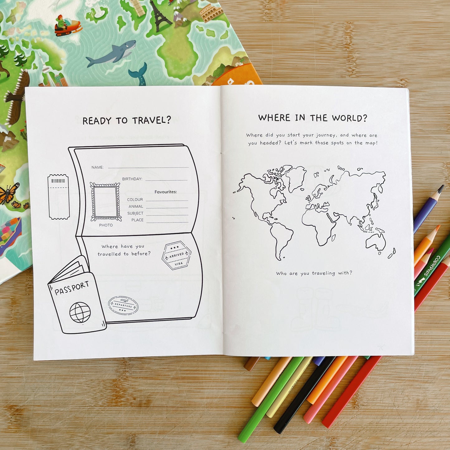 Big World Travel Journal: Discovery Edition - PRINTABLE