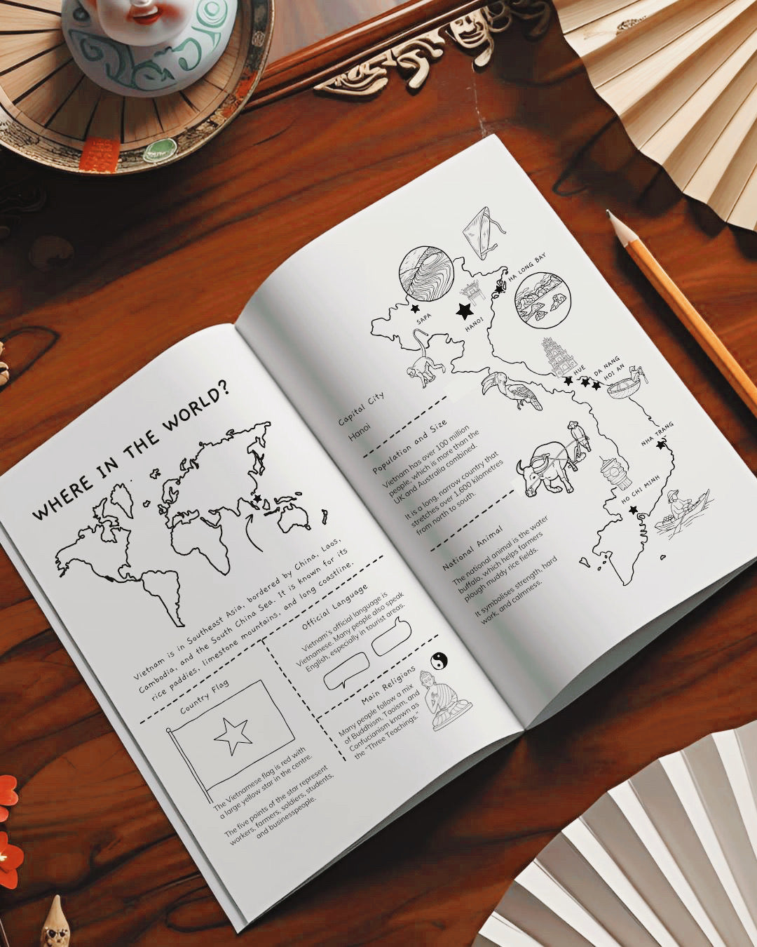 Vietnam Country Discovery Pack  - PRINTABLE